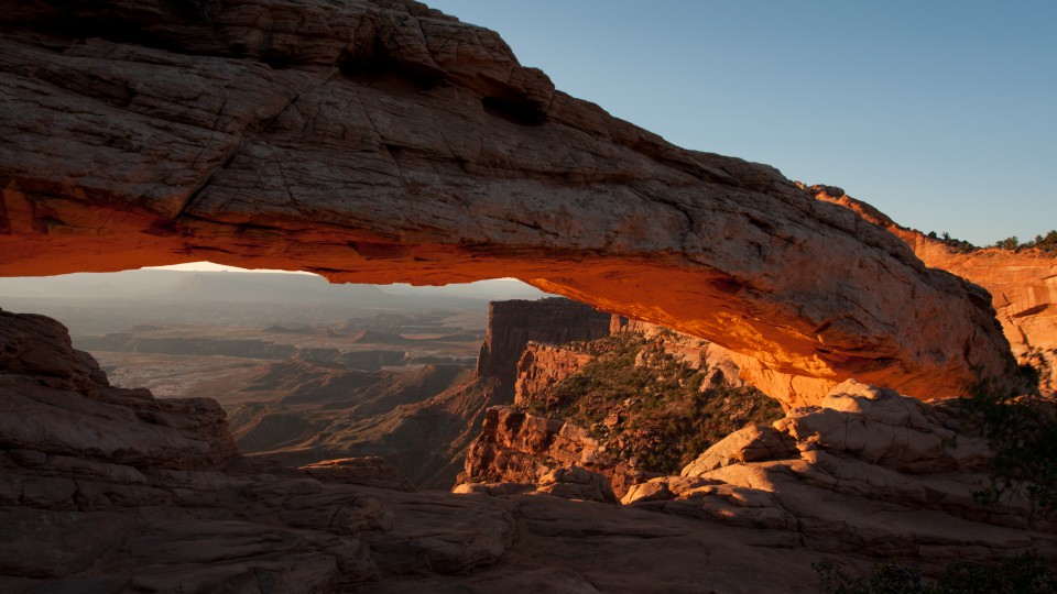 sunrise at Mesa Arch - Canyonlands NP